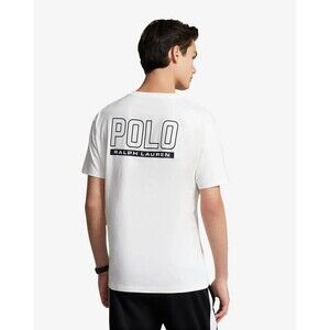 Polo Ralph Lauren Men's Short Sleeve T-Shirt White/Black Size S, M, L, XL